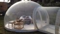 Průhledný "bubble" stan