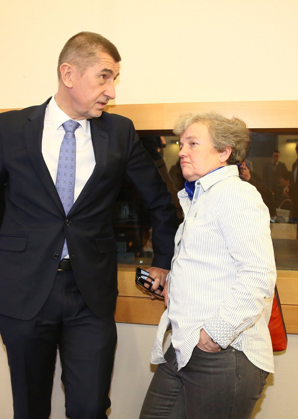 Dana Drábová a Andrej Babiš na sjezdu STAN