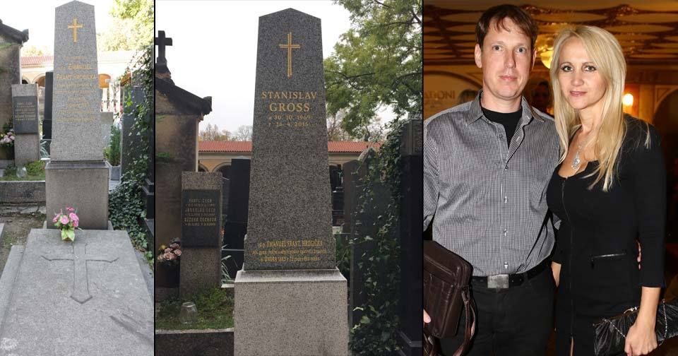Šárka koupila zesnulému manželovi důstojný hrob na Vyšehradě.