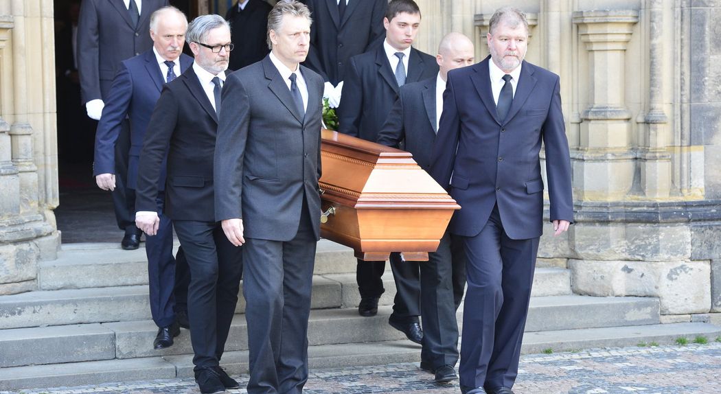 Pohřeb Stanislava Grosse.