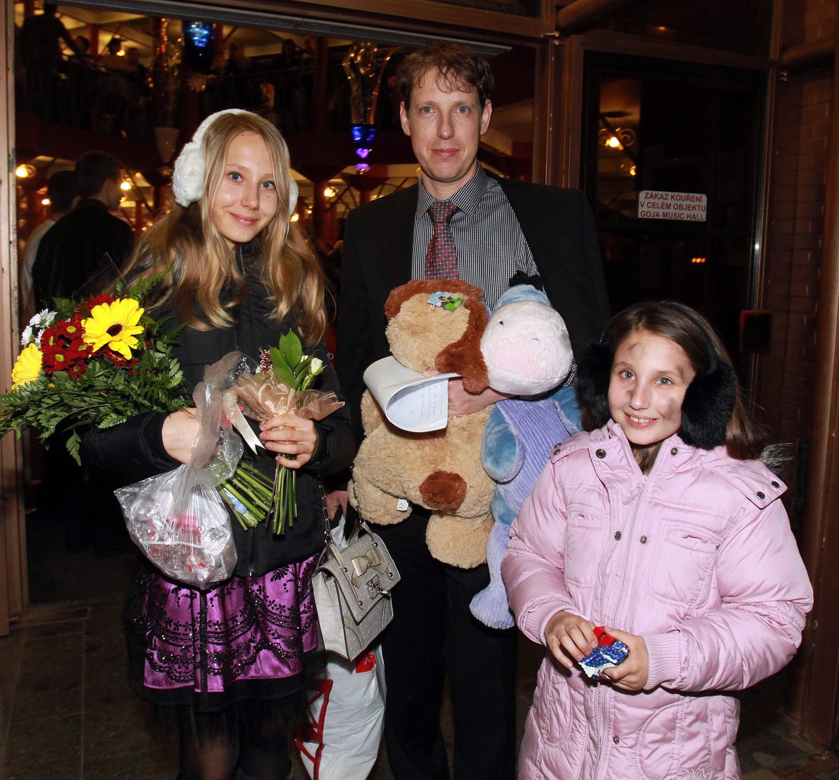 2012: Šťastná rodinka Grossových.