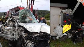Mladý řidič objel závory a srazil se s projíždějícím vlakem. Spolujezdec Marek (†22) byl na místě mrtvý.