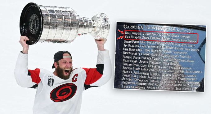 Překvapivý pohled na Stanley Cup: Před hráči jsou i jména majitele, jeho manželky a dětí Překvapivý pohled na Stanley Cup: Před hráči jsou i jména majitele, jeho manželky a dětí