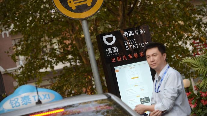stanoviště čínského přepravce Didi, největšího konkurenta Uberu v Číně