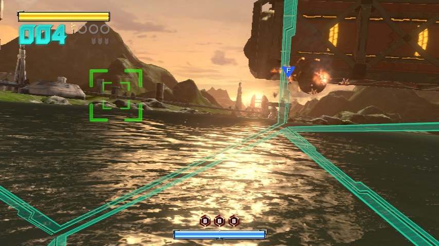 Pohled z kokpitu na displeji Wii U GamePadu...