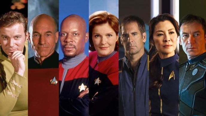 Kapitáni ze seriálu Star Trek