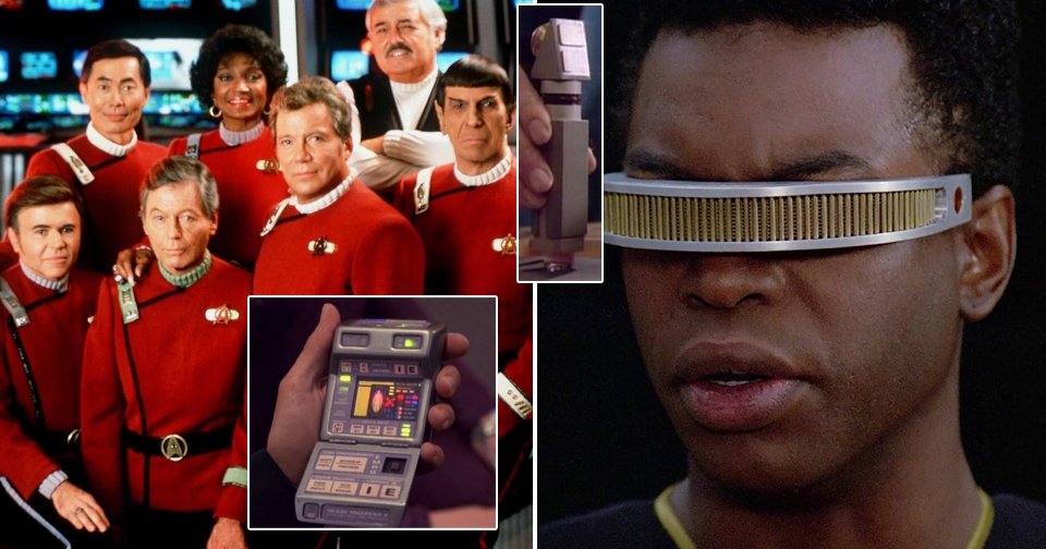 Většina přístrojů ze seriálu Star Trek již existuje.