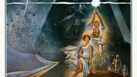 plakát filmu Star Wars: Epizoda IV - Nová naděje.