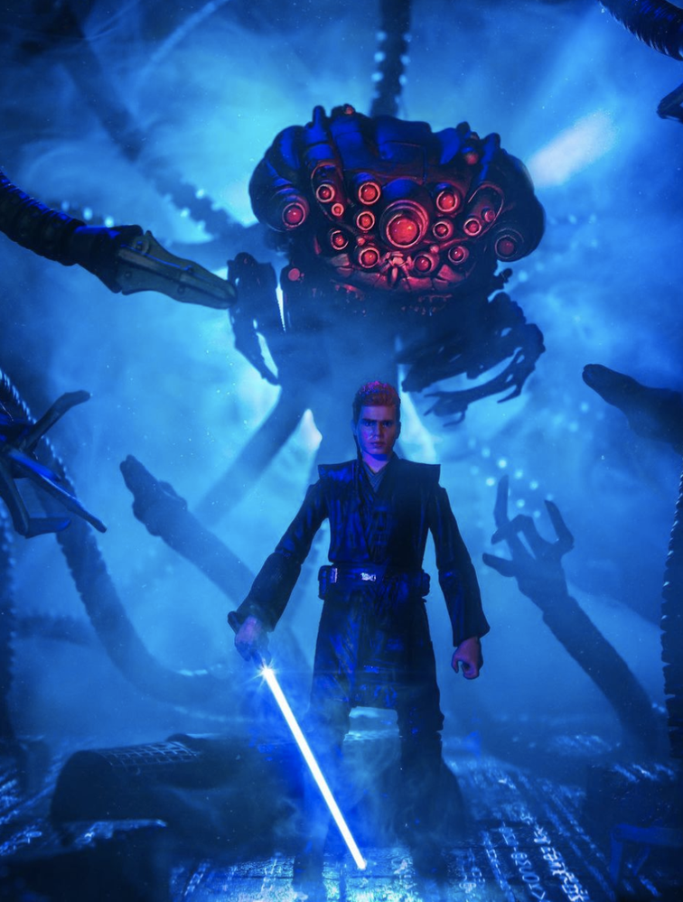 Anakin Skywalker a robot Sentinel z Matrixu. To jsme ve Star Wars neviděli!