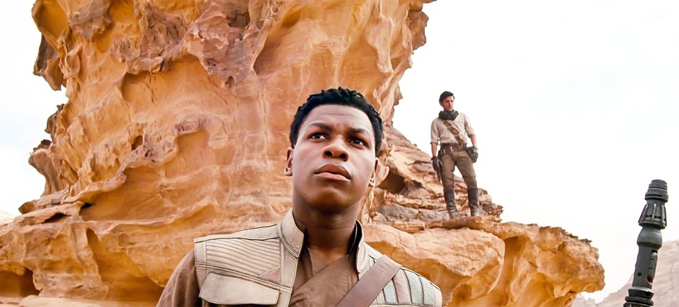 John Boyega ve filmu Hvězdné války: Vzestup Skywalkera