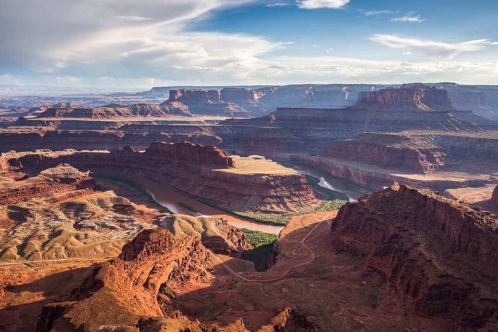 Dead Horse Point státní park v Utahu v USA