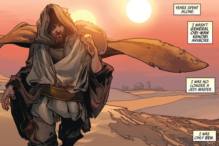 Obi-Wan Kenobi na planetě Tatooine v komiksové sérii Star Wars