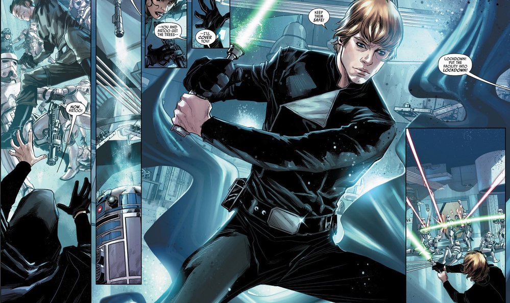 Luke Skywalker v komiksu Star Wars: Shattered Empire