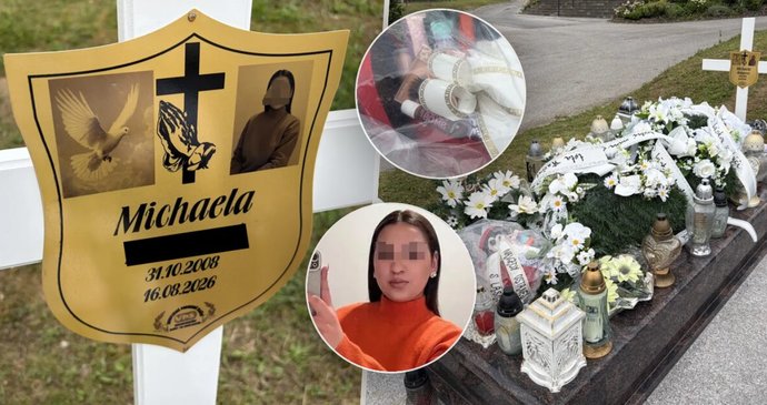 Hrob zavražděné Míši (†17)