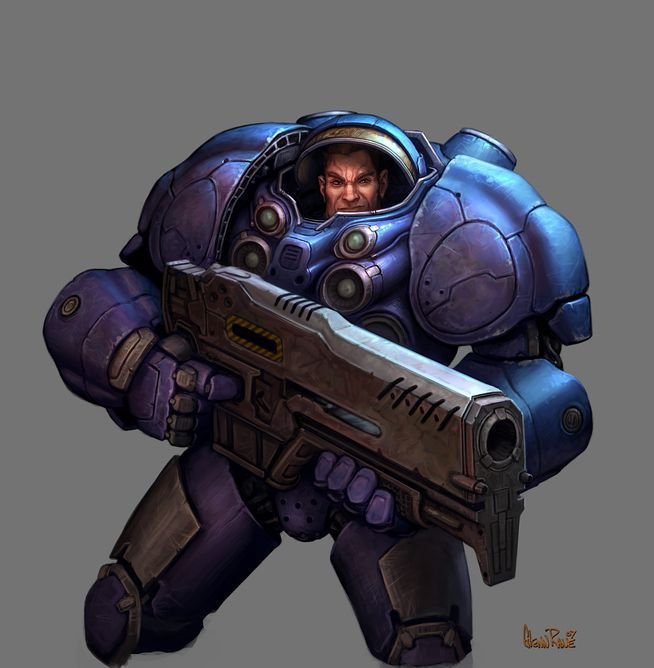 Artwork ze hry StarCraft 2