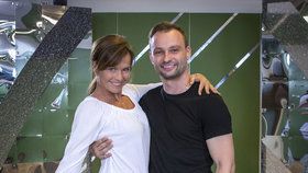 Olga Šípková a její taneční partner Marek Dědík