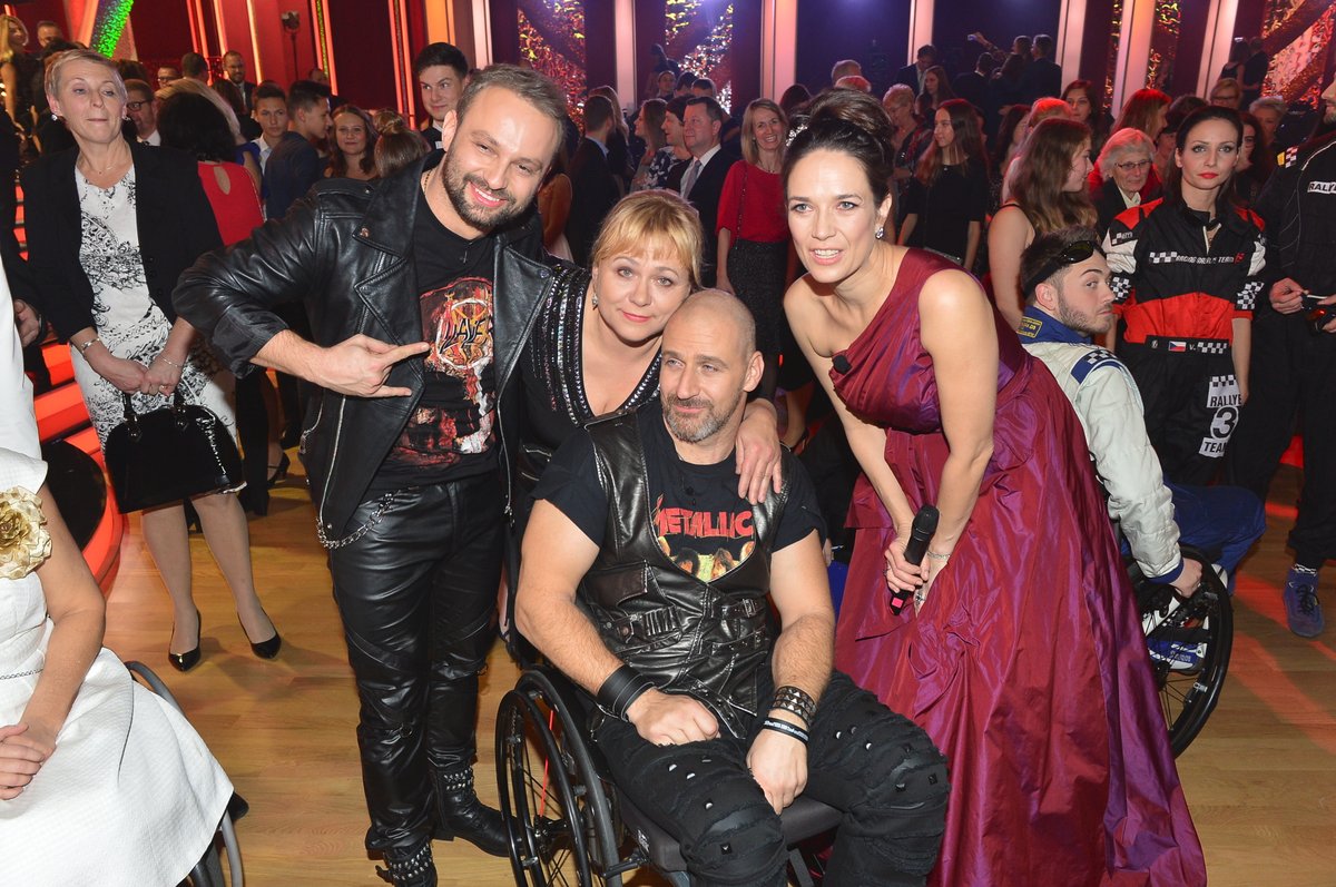 Tomicová a Dědík si za tanec s vozíčkářem Petrem Pokorným vysloužili čtyři desítky.