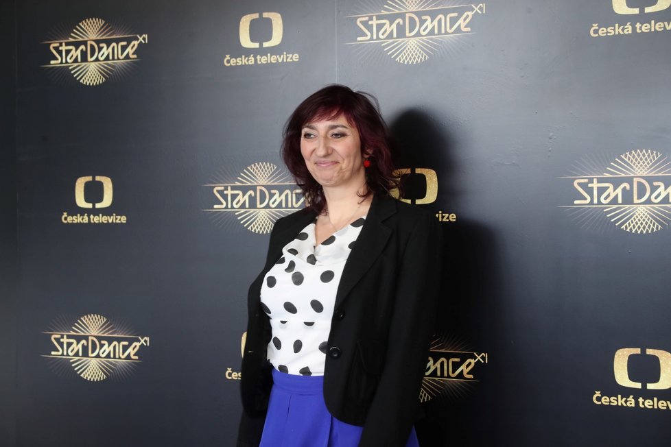 Simona Babčáková na tiskové konferenci k nové řadě StarDance