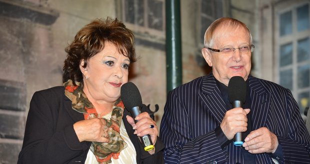 Jiřina Bohdalová a Jiří Suchý