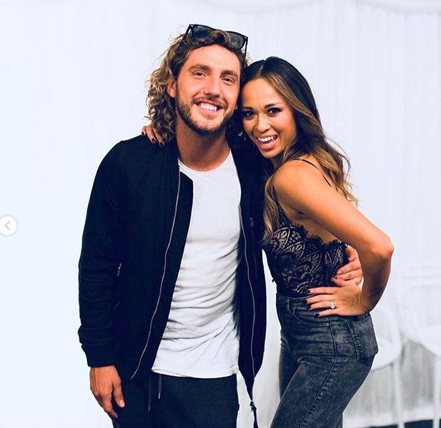 Taneční pár Seann Walsh a Katya Jones