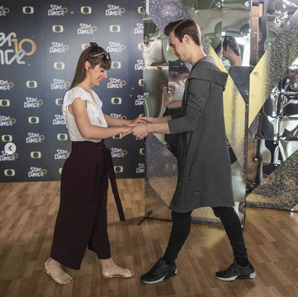 Veronika Khek Kubařová a tanečník Dominik Vodička ve StarDance