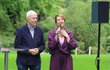 Tereza Kostková a Marek Eben. Tereza Kostková a Marek Eben.