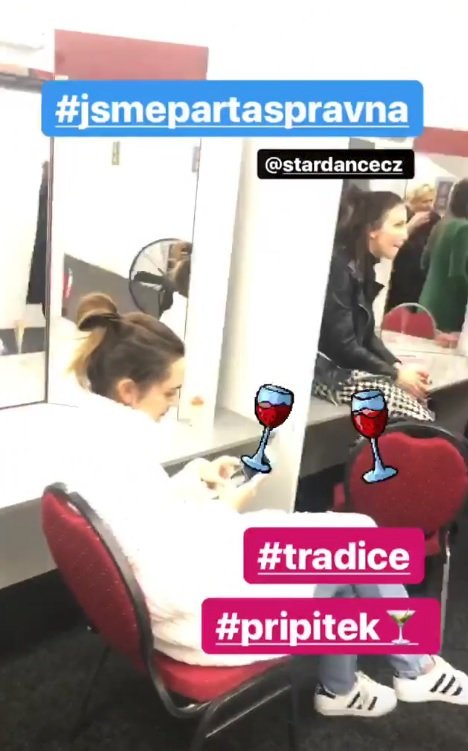 Takhle se zabavují před přímým přenosem Stardance