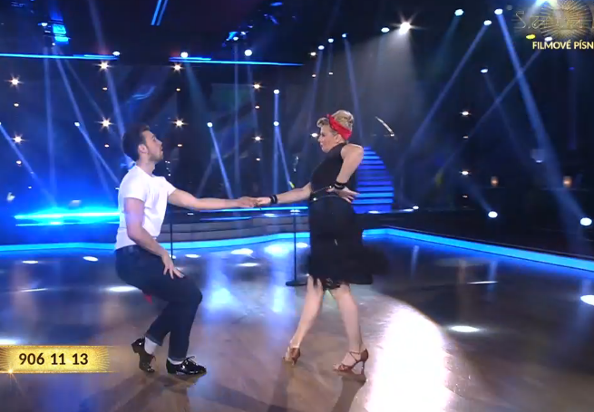 Tereza Černochová a Dominik Vodička v pátém kole StarDance.