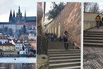 Na Pražský hrad vedou Zámecké schody. Jak se k tomu přišlo?