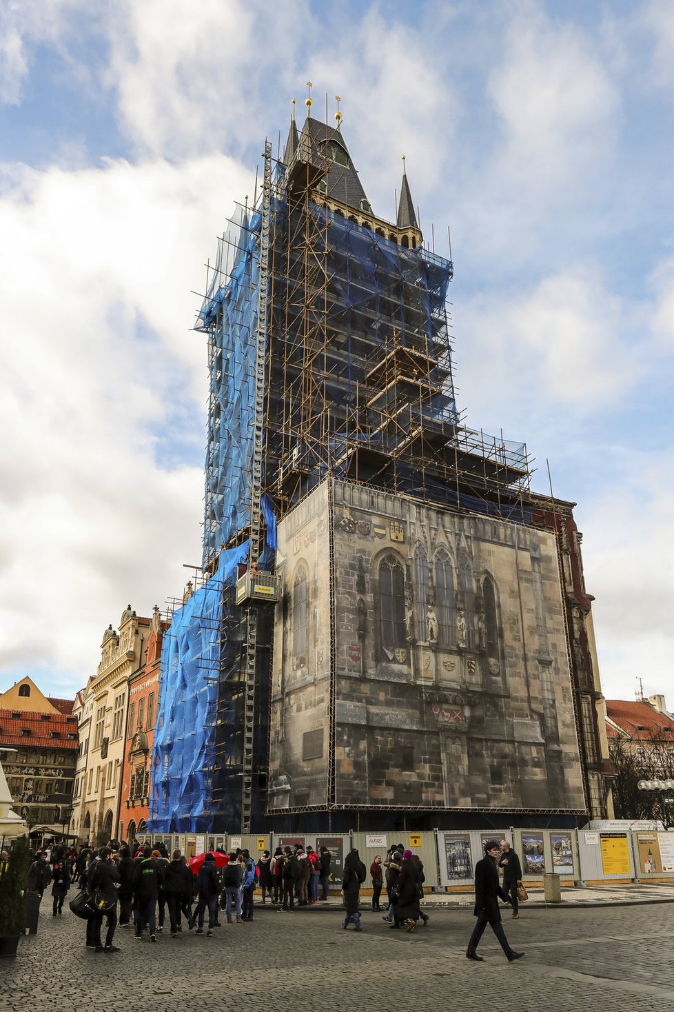 Rekonstrukce věže Staroměstské radnice a jejího orloje