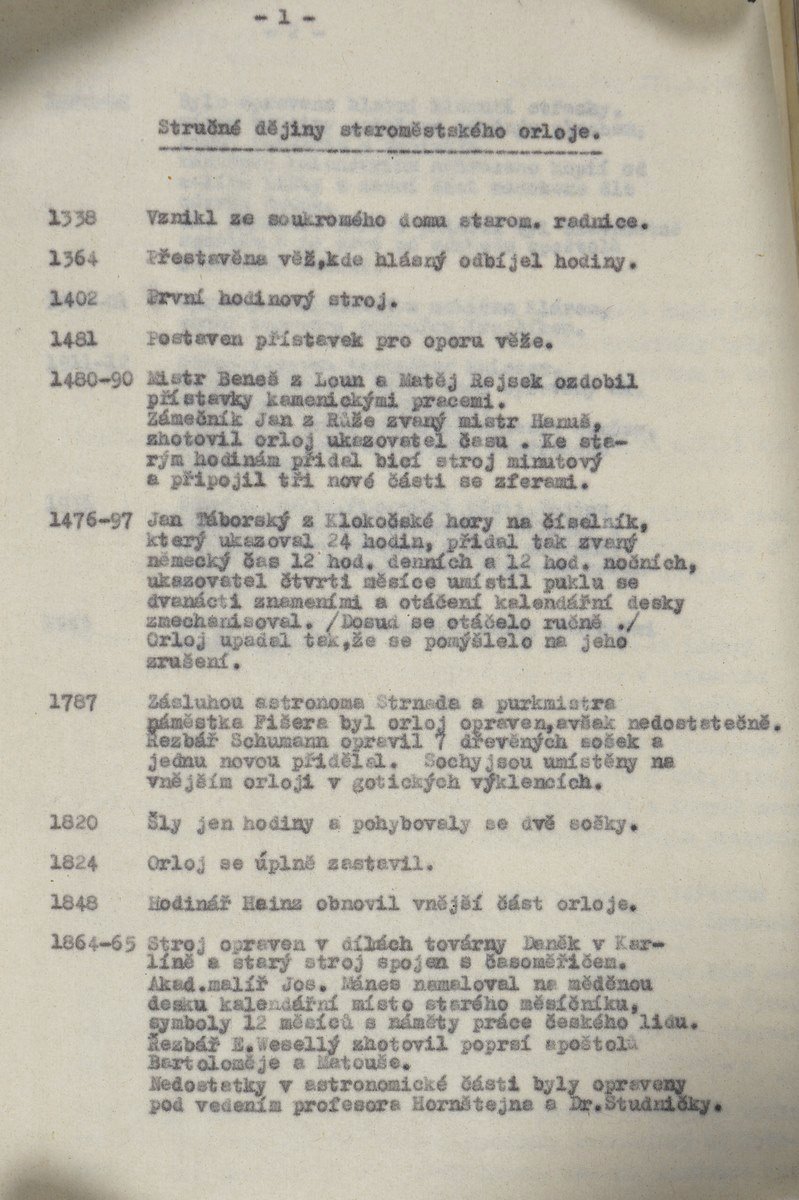 Vzkaz akademického sochaře Vojtěcha Suchardy z roku 1948.