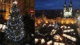 VIDEO: Vánoční strom na „Staromáku“ se slavnostně rozzářil! Tentokrát napoprvé