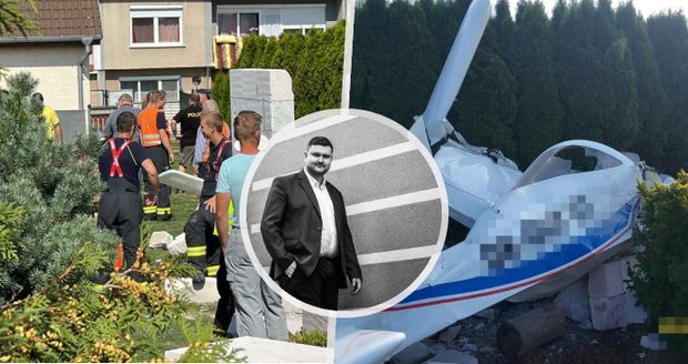 U Hořovic spadlo letadlo do zahrady: Při nehodě zemřel starosta obce Zaječov a další člověk