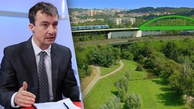 Starosta Prahy 9 Tomáš Portlík (ODS) má na plánovaný most v Hrdlořezích negativní názor.