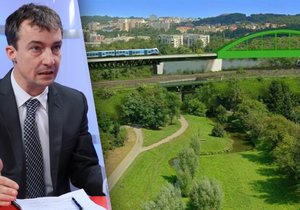 Starosta Prahy 9 Tomáš Portlík (ODS) má na plánovaný most v Hrdlořezích negativní názor.