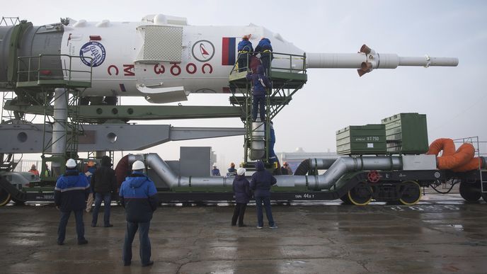 Start rakety Sojuz