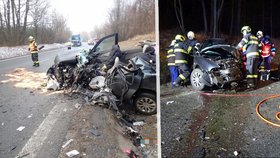 Vážná nehoda kamionu a automobilu u Starého Hrozenkova: Na místo musel letět vrtulník