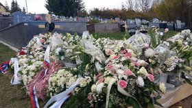 Hrob Nellky dodnes zdobí desítky květin a věnců