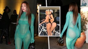 Oblečená neoblečená! Nejlepší kamarádka Kylie Jennerové vystavila zadek v zelené síti
