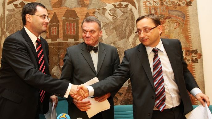 Boris Šťastný, Bohuslav Svoboda, Rudolf Blažek Boris Šťastný, Bohuslav Svoboda, Rudolf Blažek