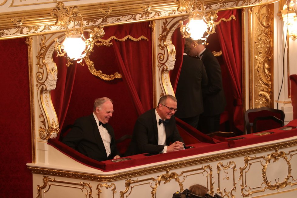 Miroslav Kalousek (TOP 09) na slavnostním otevření Státní opery Praha (5. 1. 2020)
