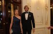 Ministr zdravotnictví Adam Vojtěch (za ANO) s manželkou Olgou ve Státní opeře (5.1.2020)