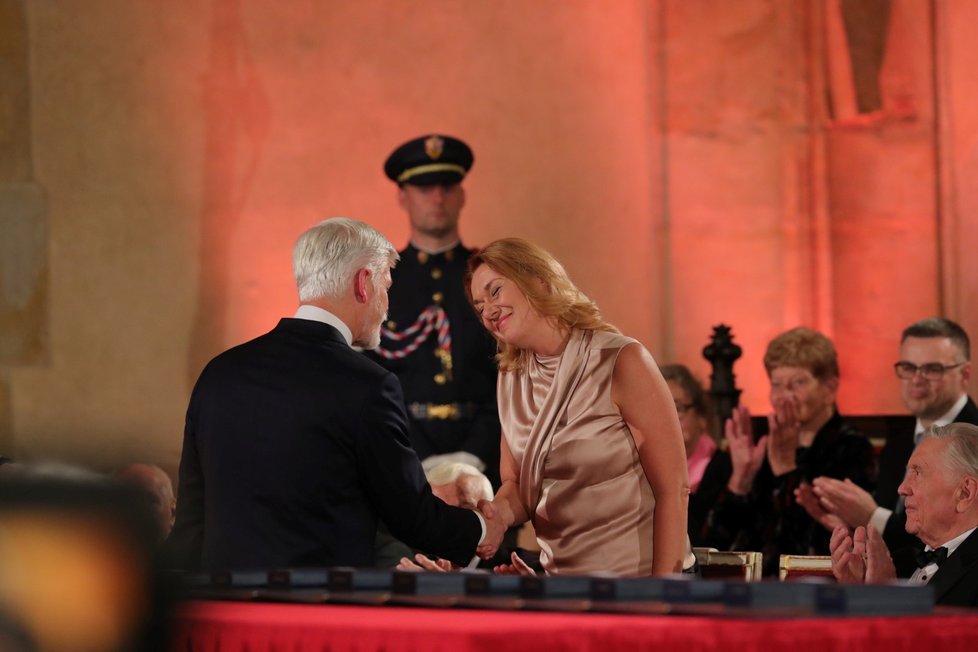 Předávání státních vyznamenání: Magdalena Kožená (28.10.2023)