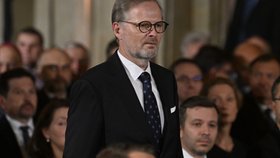 Předávání státních vyznamenání: Premiér Petr Fiala (ODS) (28.10.2023)