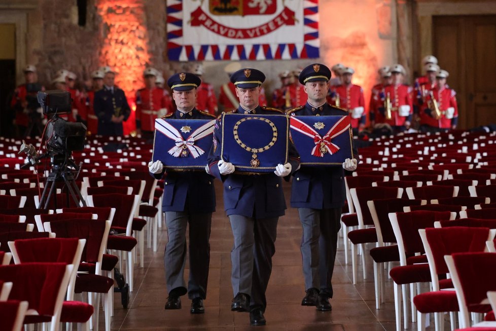 Generální zkouška předávání státních vyznamenání 2025 (28.10.2025) Generální zkouška předávání státních vyznamenání 2025 (28.10.2025)