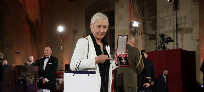 Státní vyznamenání 2025: Martina Navrátilová (28.10.2025)