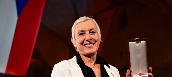 Státní vyznamenání 2025: Martina Navrátilová (28.10.2025)