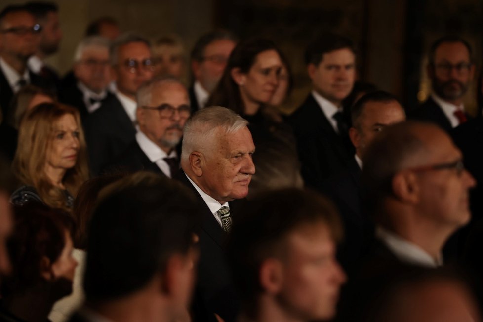 Předávání státních vyznamenání 2025: Václav Klaus (28.10.2025) Předávání státních vyznamenání 2025: Václav Klaus (28.10.2025)