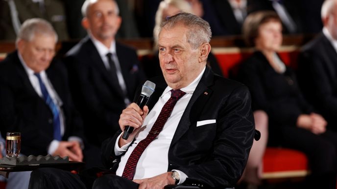 Udílení státních vyznamenání: Prezident Miloš Zeman