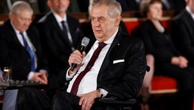 Udílení státních vyznamenání: Miloš Zeman